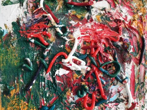 Acryl-Bild grün